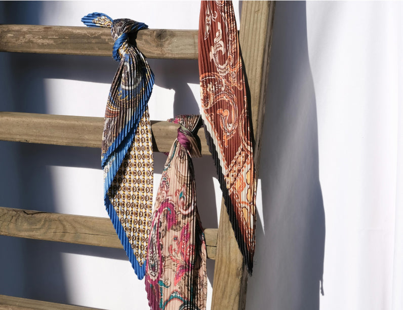 New style luxury scarf small grid printing neckerchief