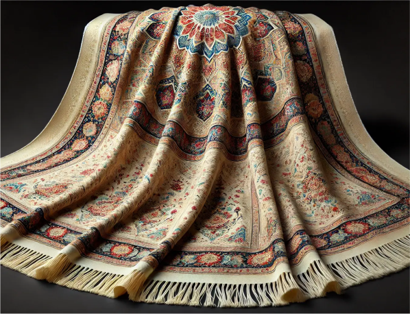 Handwoven Heritage Pashmina Shawl