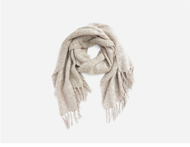 Opulent Cashmere Fringe Scarf