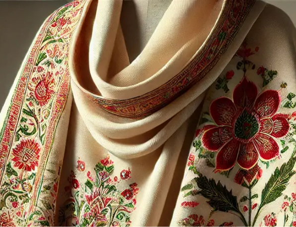Intricate Design Pashmina Shawl